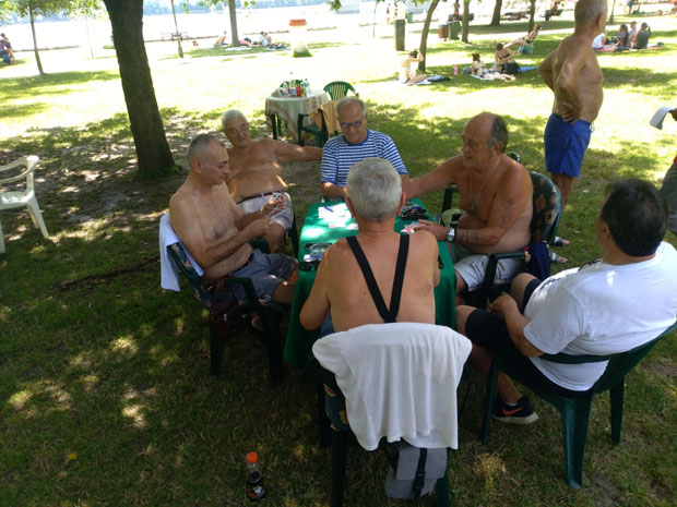 ГУЖВА НА ШТРАНДУ: Бућ у Дунав, па под туш